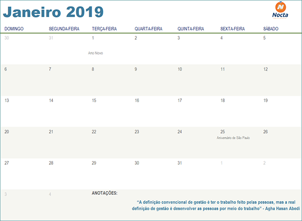 planner 2019